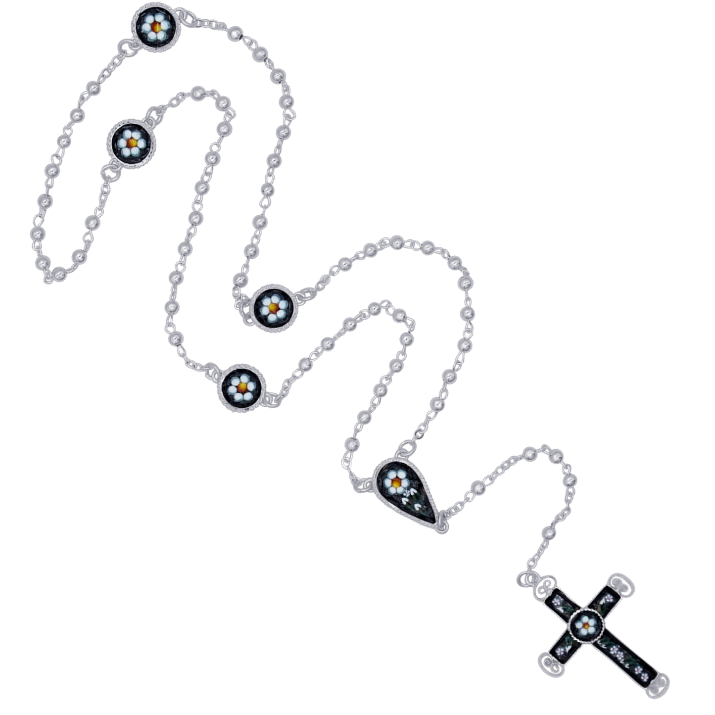 MICROMOSAIC ROSARY - METAL