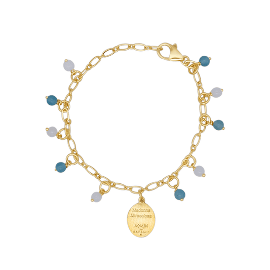 MIRACULOUS MEDAL - BEADED BRACELET