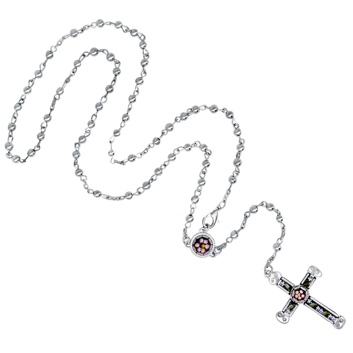 MICROMOSAIC ROSARY - METAL