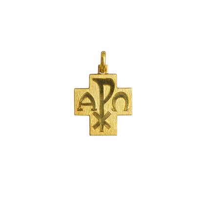 PEACE - CROSS PENDANT - GOLD