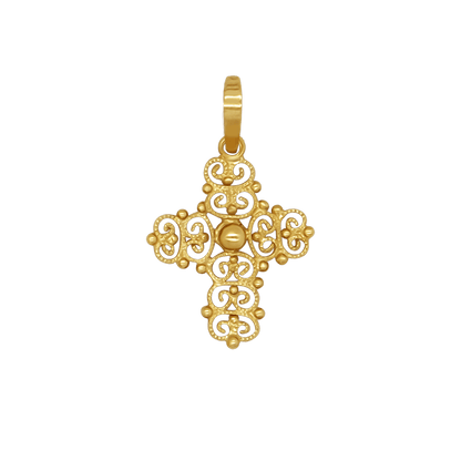 MADREVITATO CROSS PENDANT - GOLD