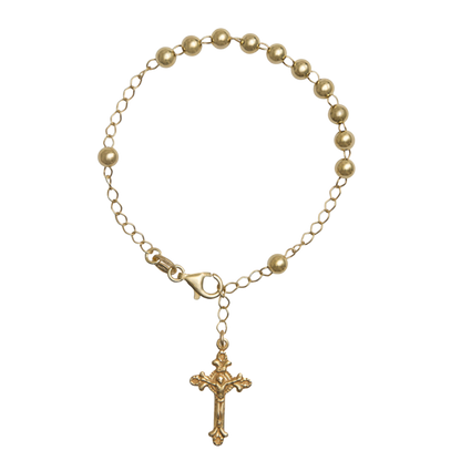 ROSARY BRACELET - VERMEIL SILVER