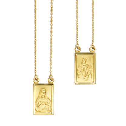 SCAPULAR NECKLACE - GOLD