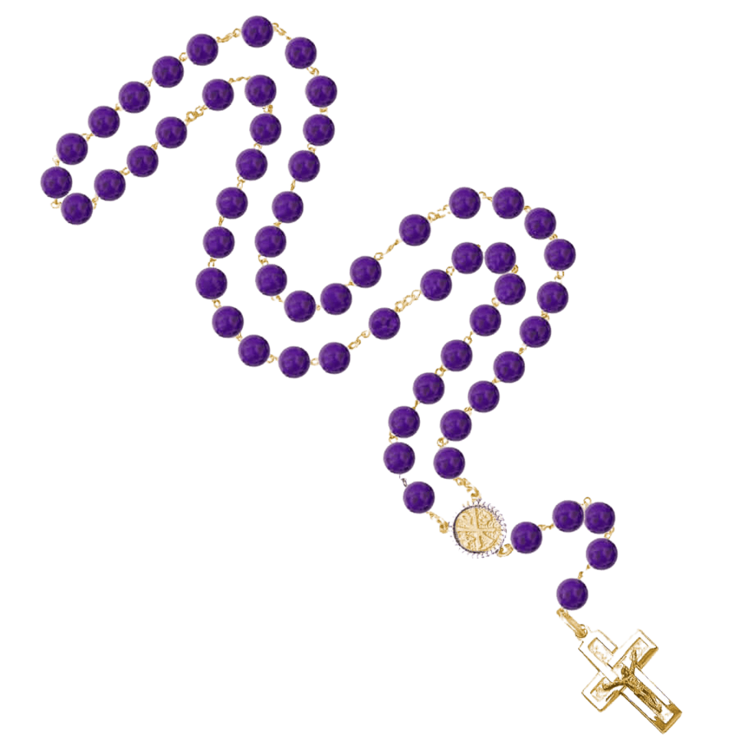 AMETHYST BEADS - ROSARY - VERMEIL SILVER