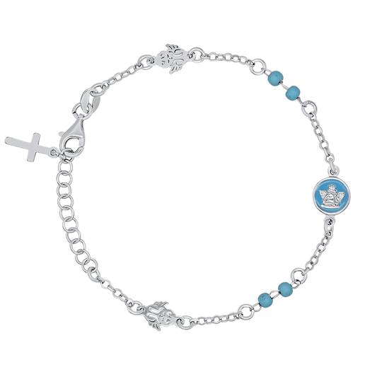 BABY BOY - CHRISTIAN BRACELET - SILVER