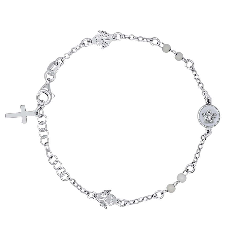 BABY CHRISTIAN BRACELET - SILVER