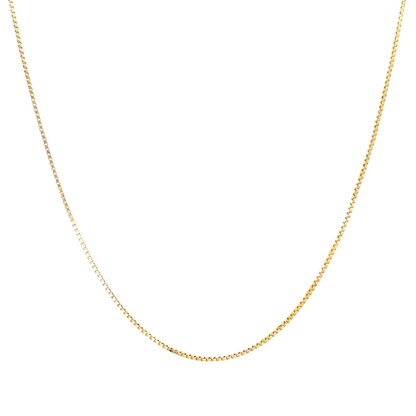 BOX - CHAIN - VERMEIL SILVER