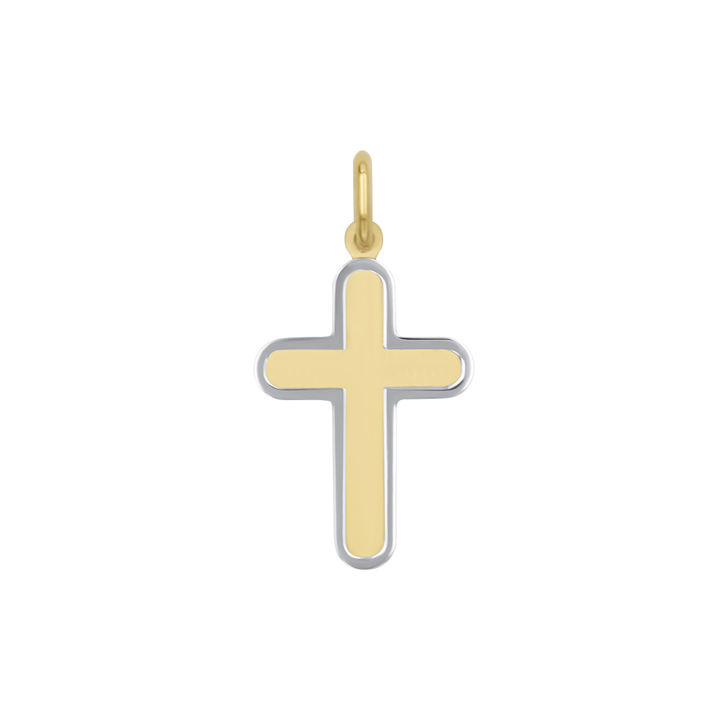 CROSS PENDANT - GOLDEN SILVER