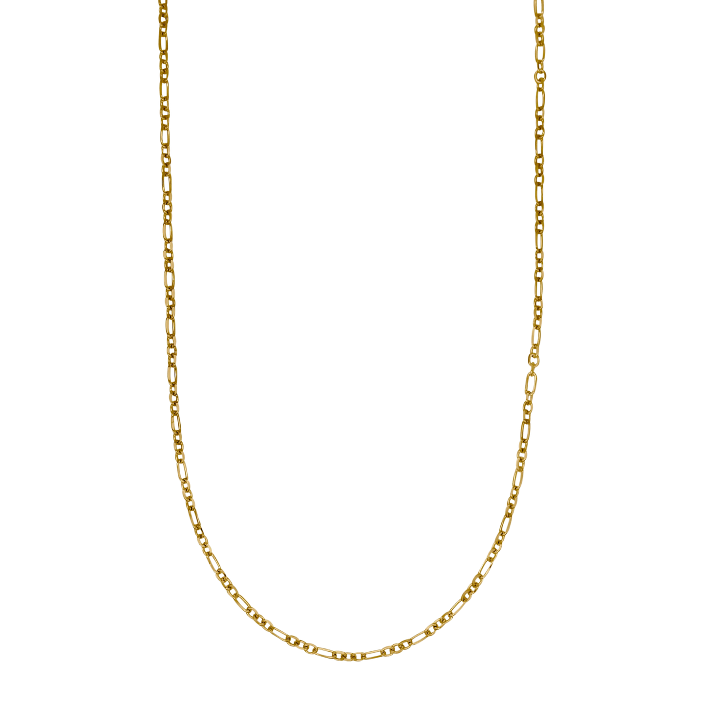 ALTERNATING CHAIN - GOLDEN SILVER