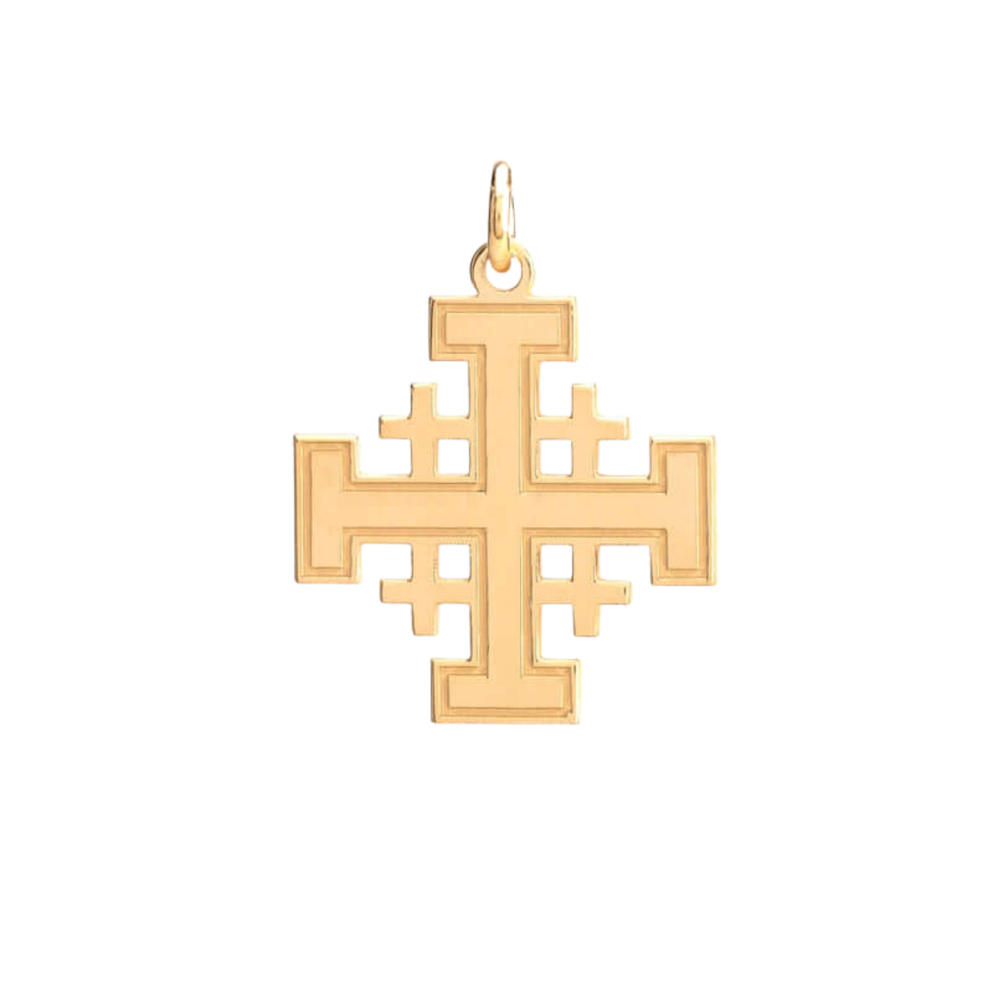 JERUSALEM CROSS - VERMEIL SILVER