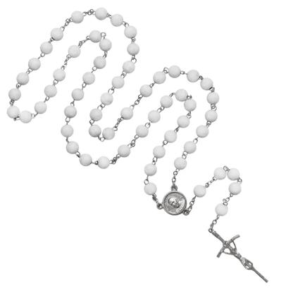 SCENTED JASMINE PETAL ROSARY - METAL