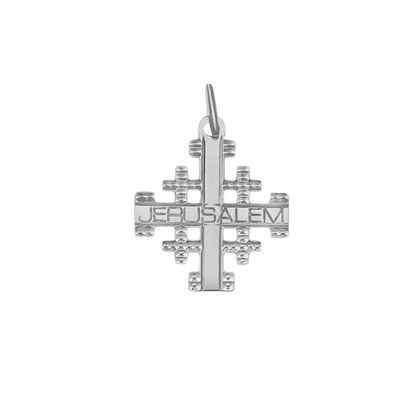 JERUSALEM CROSS PENDANT - SILVER