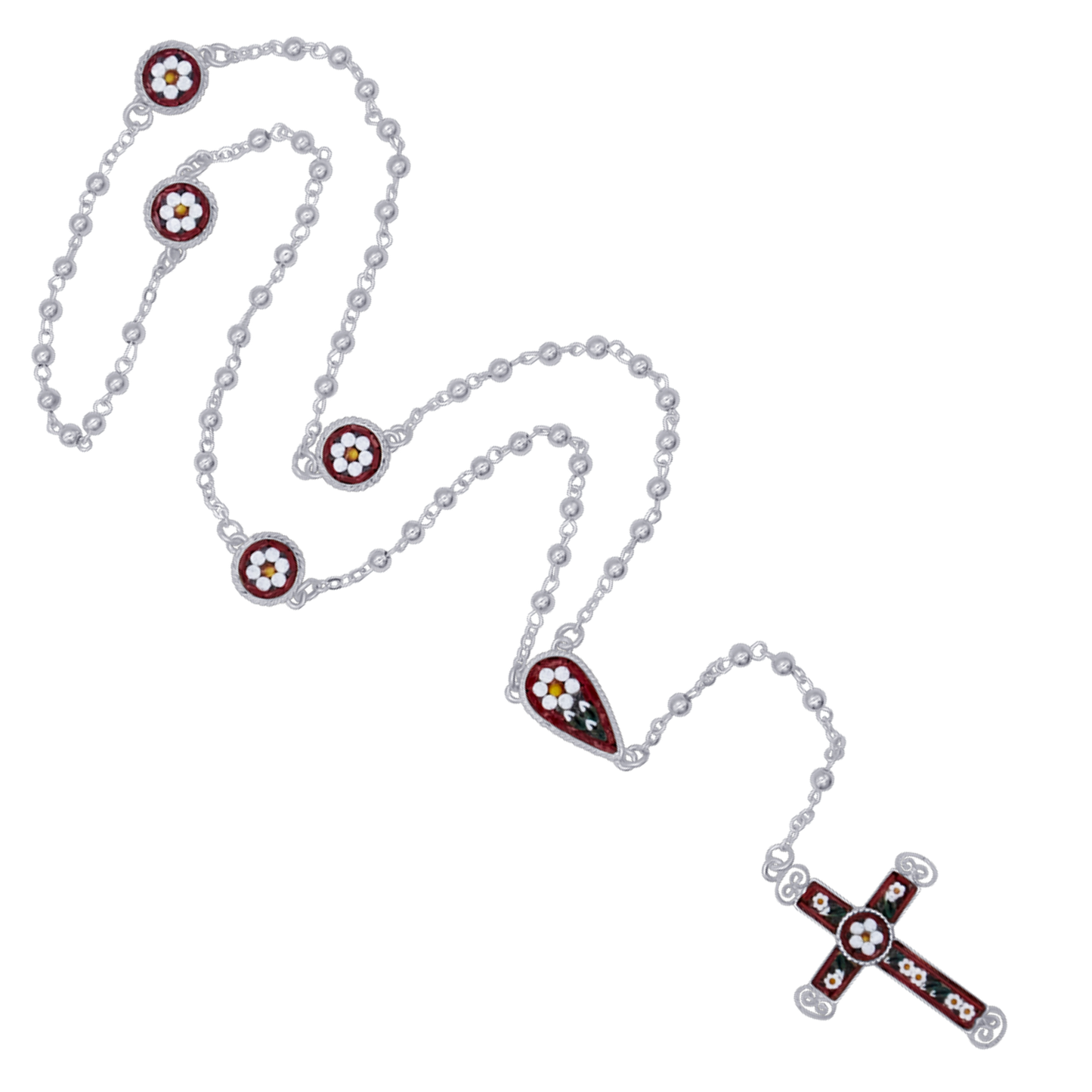 MICROMOSAIC ROSARY - METAL