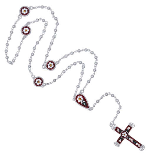MICROMOSAIC ROSARY - METAL