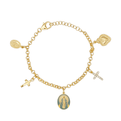 MIRACULOUS MEDAL - CHARMS BRACELET