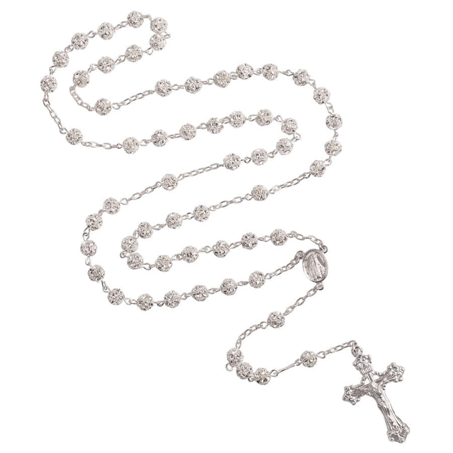 STRASSBALL ROSARY - SILVER