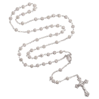 STRASSBALL ROSARY - SILVER