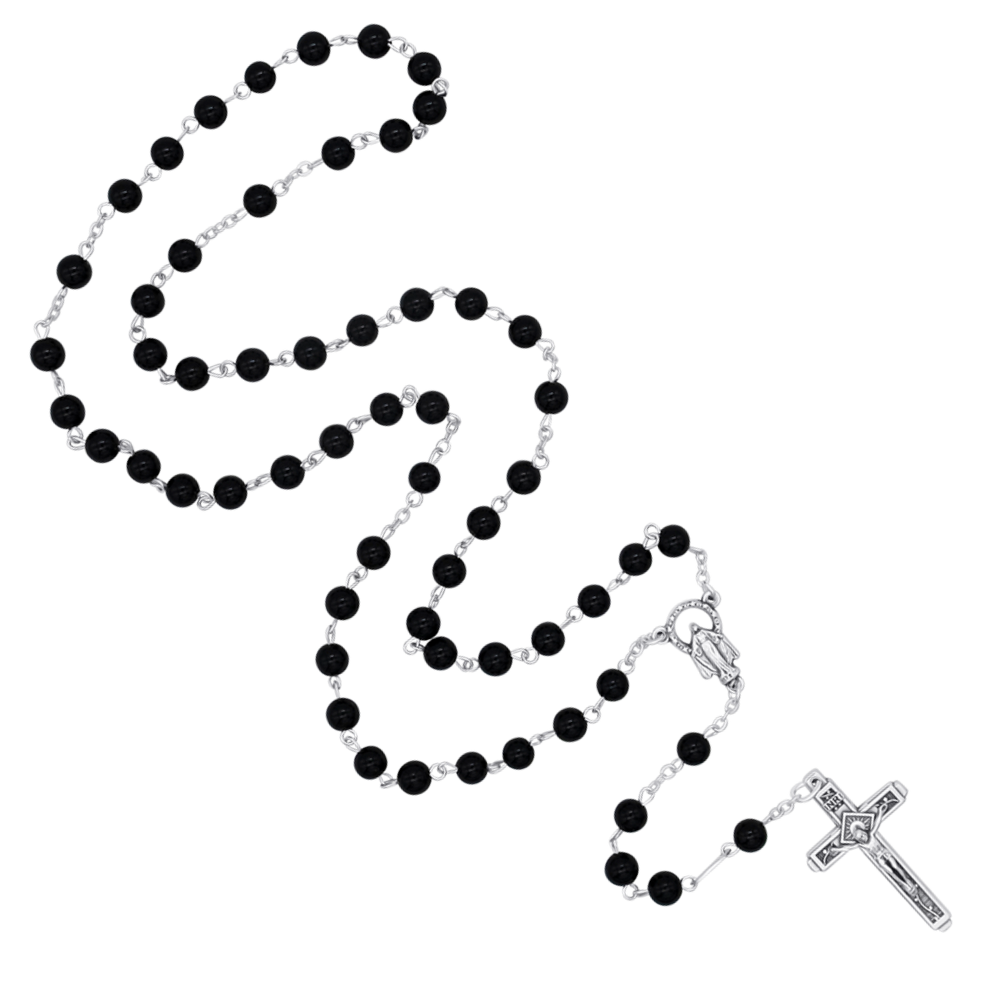 ONYX ROSARY - METAL