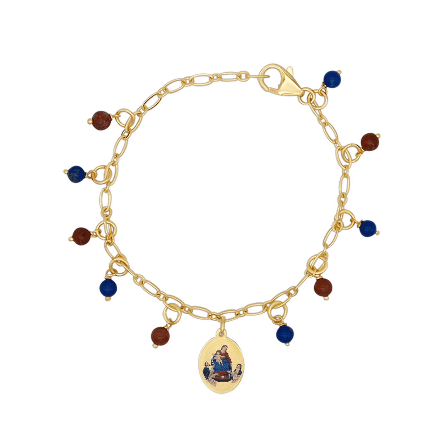 OUR LADY OF POMPEII - BEADED BRACELET