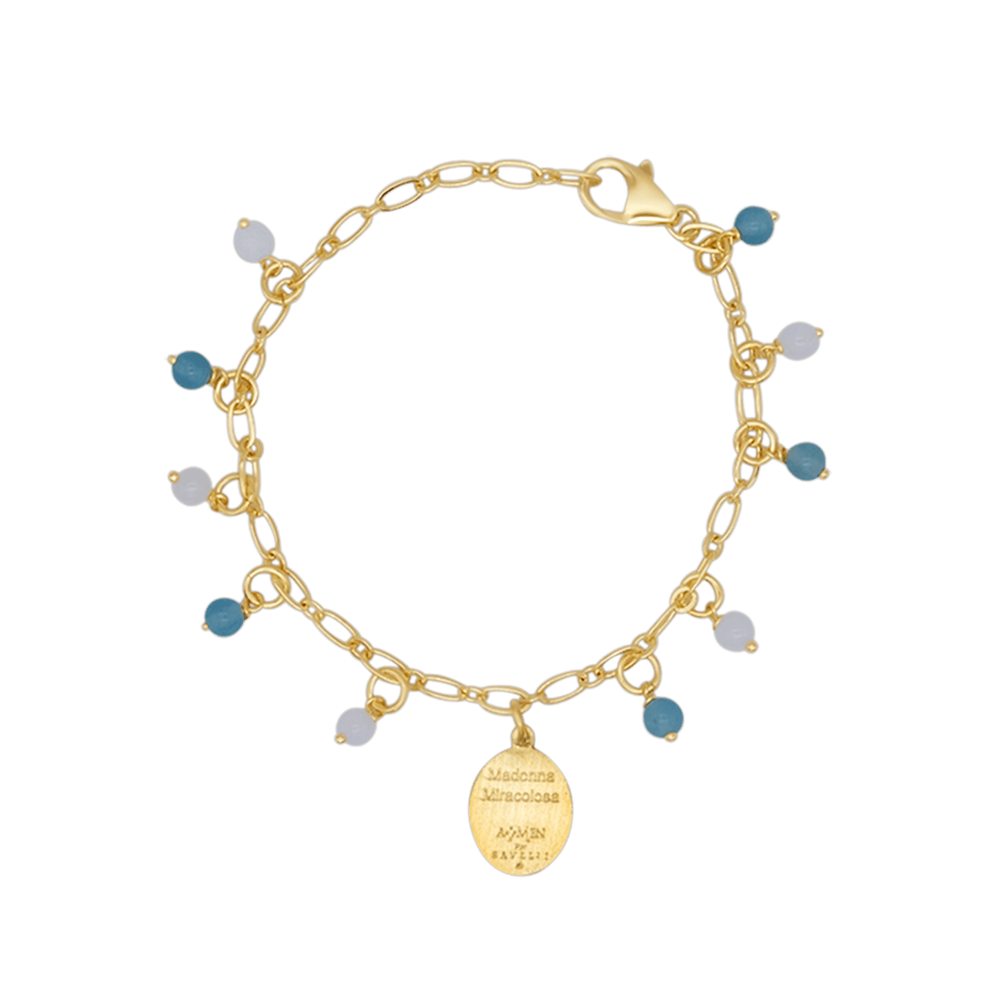 MIRACULOUS MEDAL - BEADED BRACELET