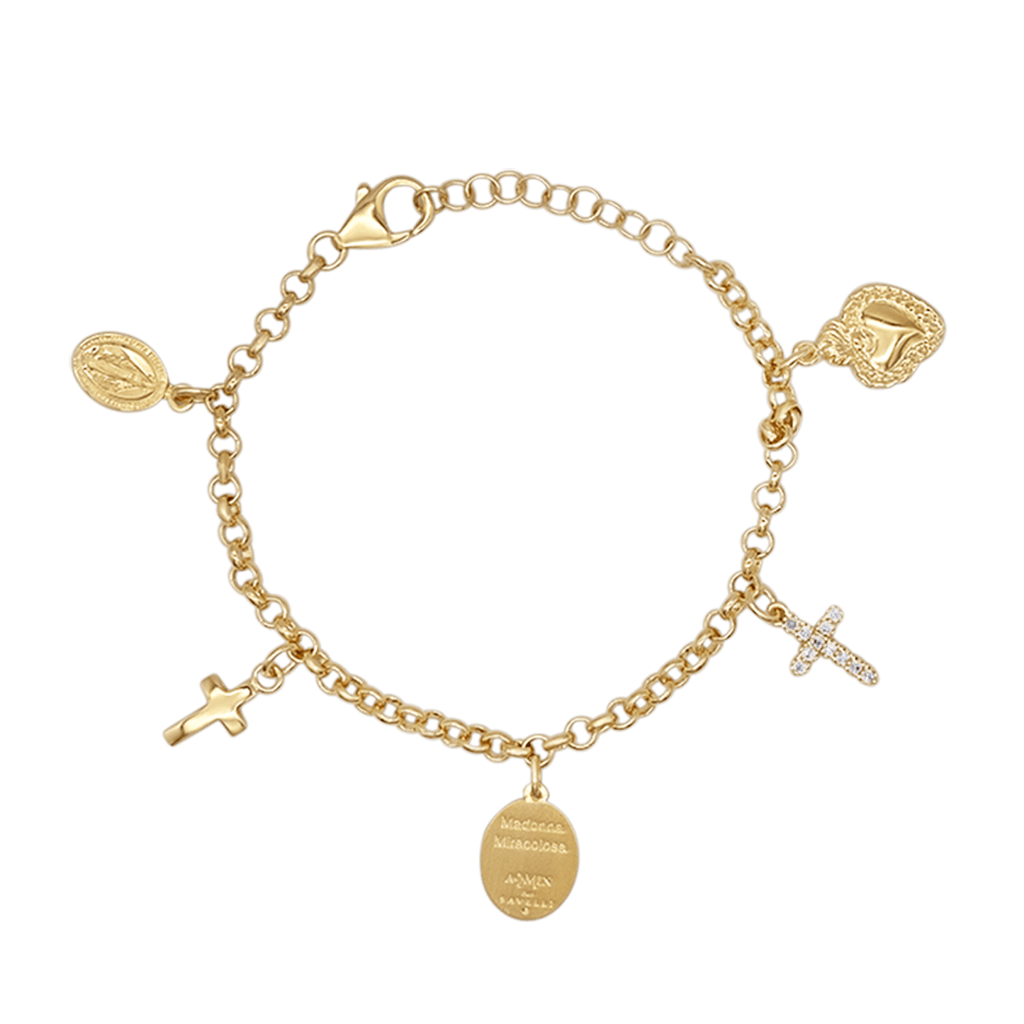 MIRACULOUS MEDAL - CHARMS BRACELET