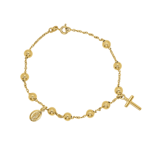 ROSARY BRACELET - GOLD