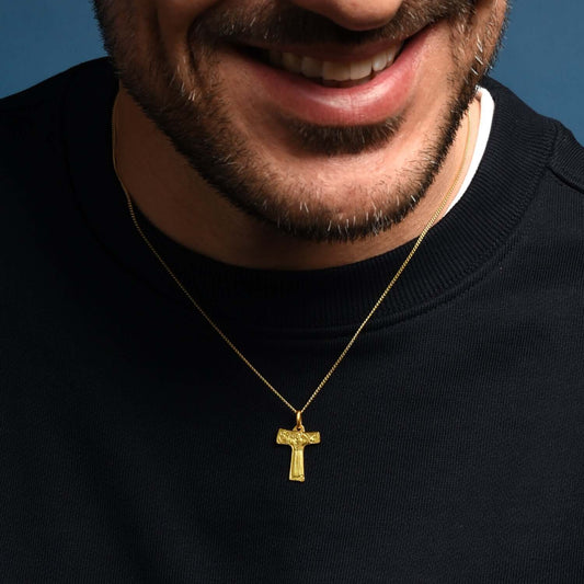 SAINT FRANCIS - TAU CROSS - GOLD