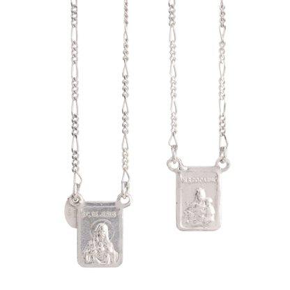 SCAPULAR NECKLACE - SILVER