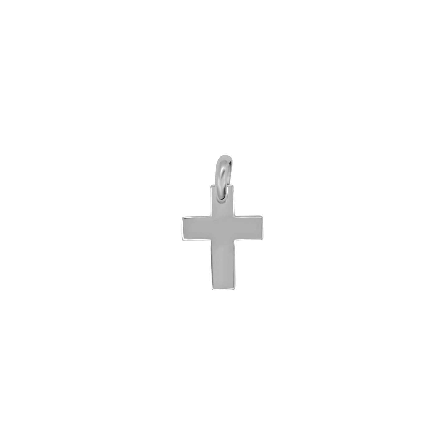 CROSS PENDANT - WHITE GOLD