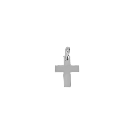 CROSS PENDANT - WHITE GOLD