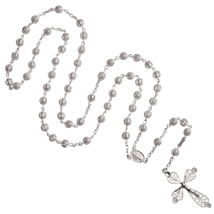 FILIGREE ROSARY - SILVER