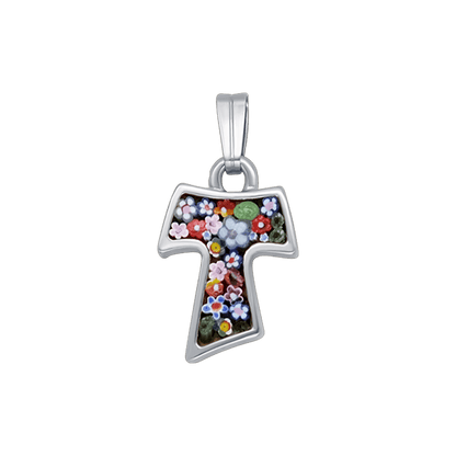 TAU PENDANT - MICROMOSAIC JEWELRY - METAL