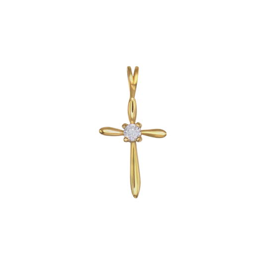 CROSS PENDANT - VERMEIL SILVER