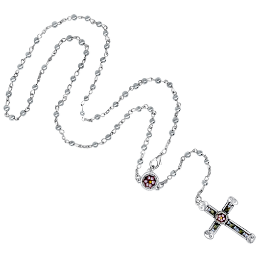 MICROMOSAIC ROSARY - METAL